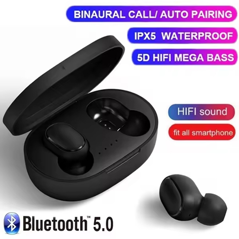 Esports Gaming Earbuds - A6S TWS Earphones Wireless Bluetooth 5.0