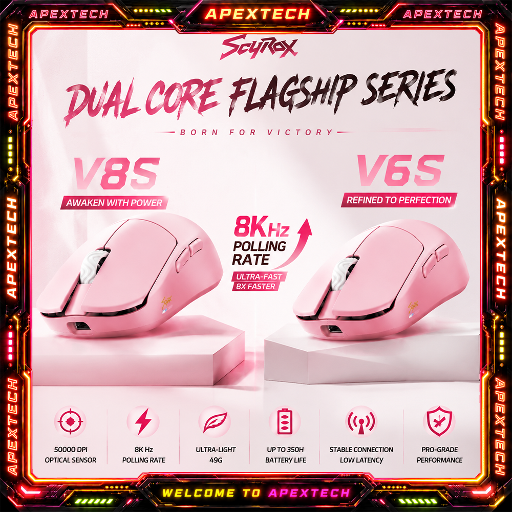 Gaming Esports Esports - Scyrox V8s V6s Lightweight Wireless Mouse