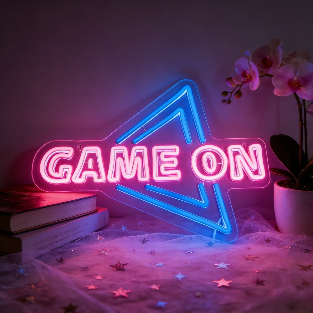 Esports Gaming Setup - Game on Neon Sign LED USB