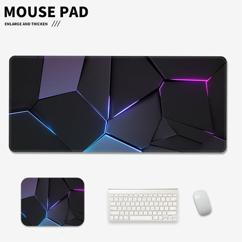 Esports Gaming Setup - 3D Geometric Abstract Large Gaming Mouse