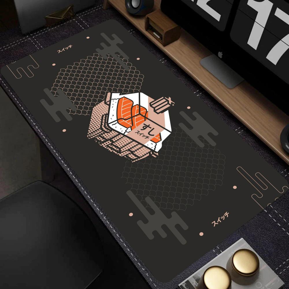 Esports Gaming Setup - Tech Abstract Pattern Large Mouse Pad,