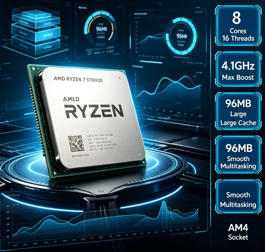 Gaming Esports Esports - AMD Ryzen 7 5700X3D R7 5700X3D