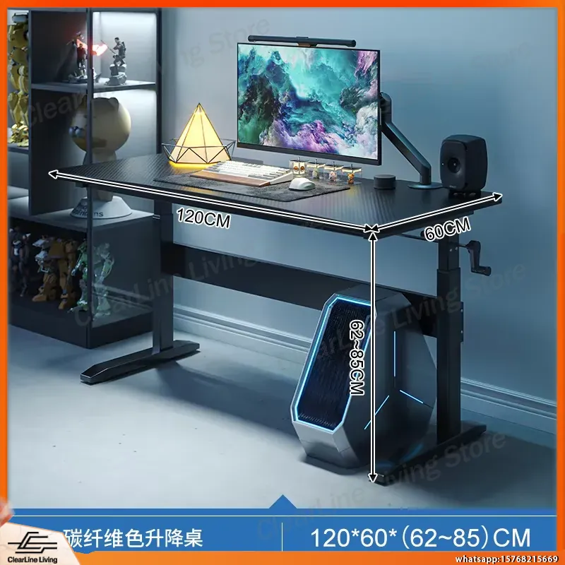 L Shaped Gaming Desk Ergonomic - Esports Gaming Monitor ulasan dan harga