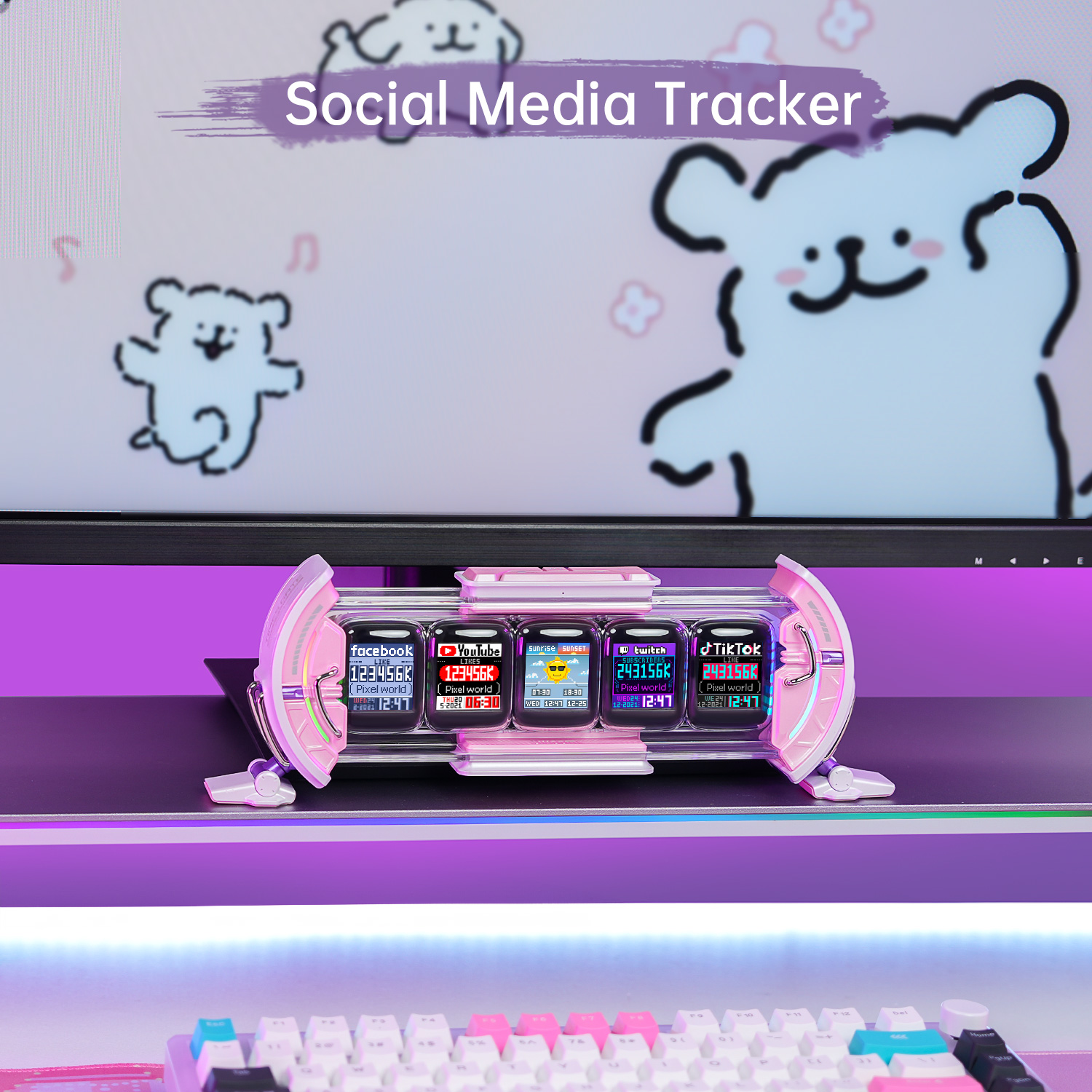 Divoom Times Gate Cute Gaming  - Esports Gaming Monitor ulasan dan harga