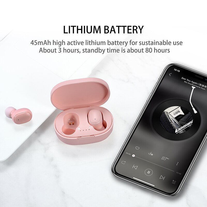 A6S TWS Earphones Wireless Blu - Esports Gaming Earbuds ulasan dan harga