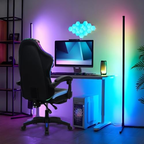 RGB LED Ergonomic Gaming Chair - Rgb Gaming Chair ulasan dan harga
