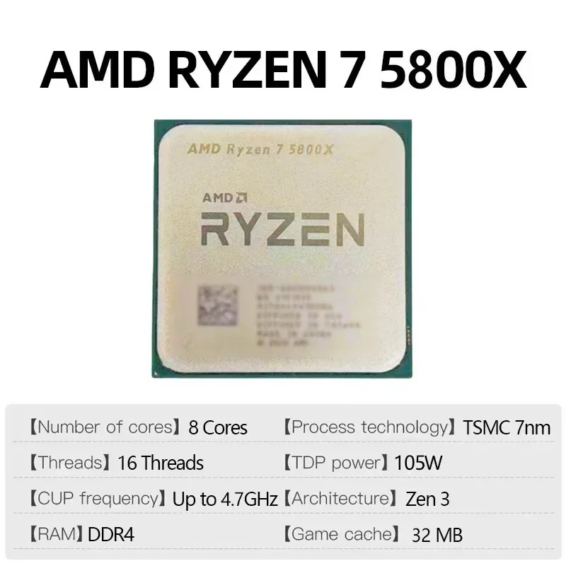 AMD Ryzen 7 5800X 7nm Gaming E - Gaming Esports Esports ulasan dan harga