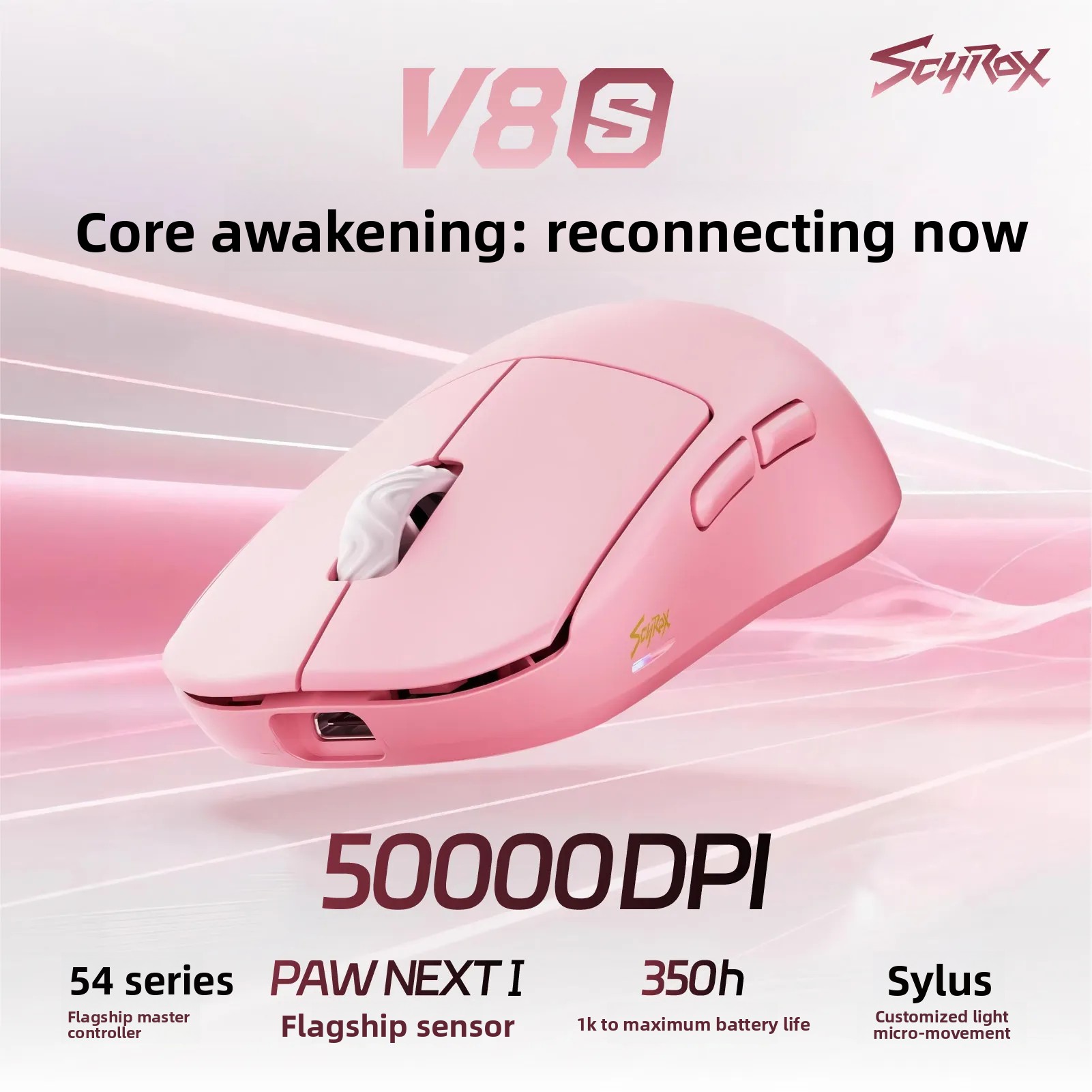 Scyrox V8s V6s Lightweight Wir - Gaming Esports Esports ulasan dan harga
