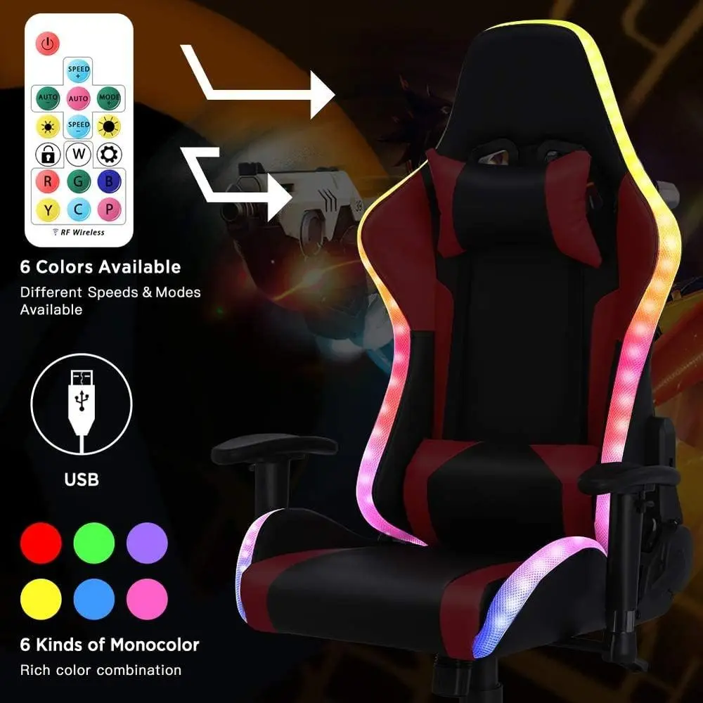 Ergonomic High-Back Gaming Cha - Rgb Gaming Chair ulasan dan harga