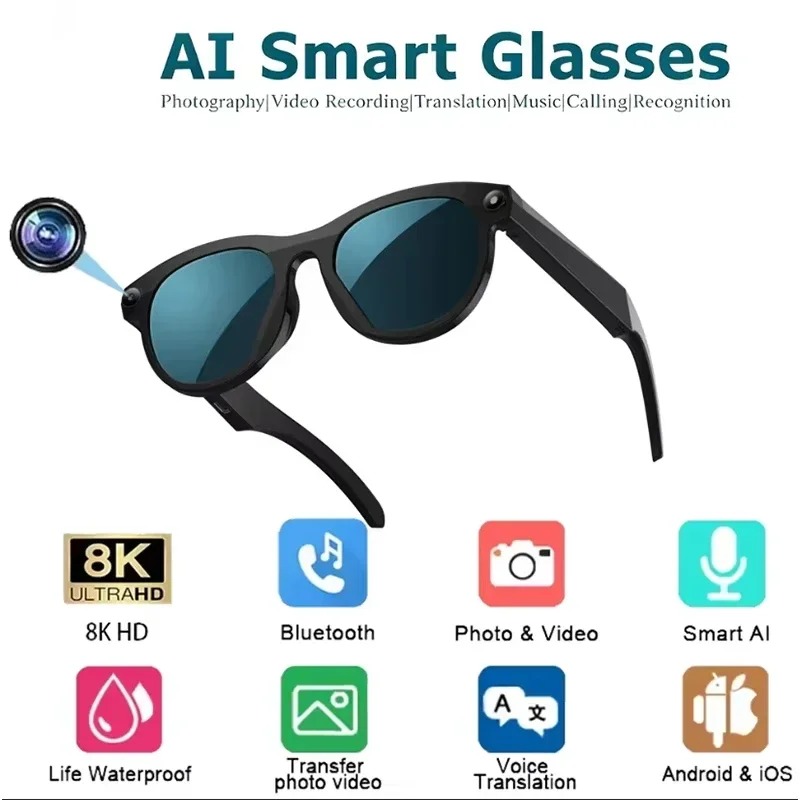8KHD Smart AI Glasses Color Ch - Video Gaming & Esports Usd Acc ulasan dan harga