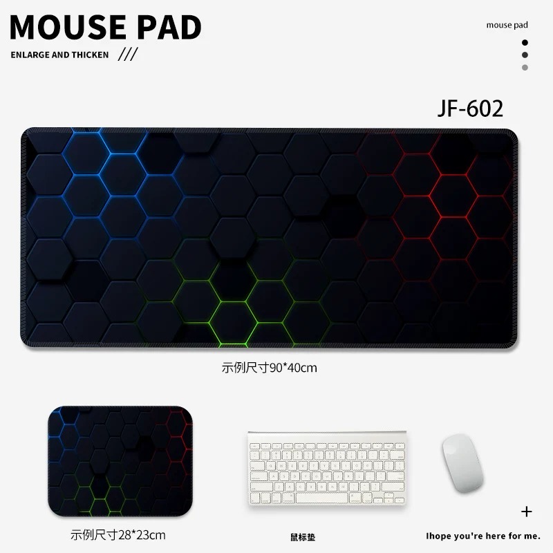 3D Hexagon Gaming Mouse Pad La - Esports Gaming Setup ulasan dan harga