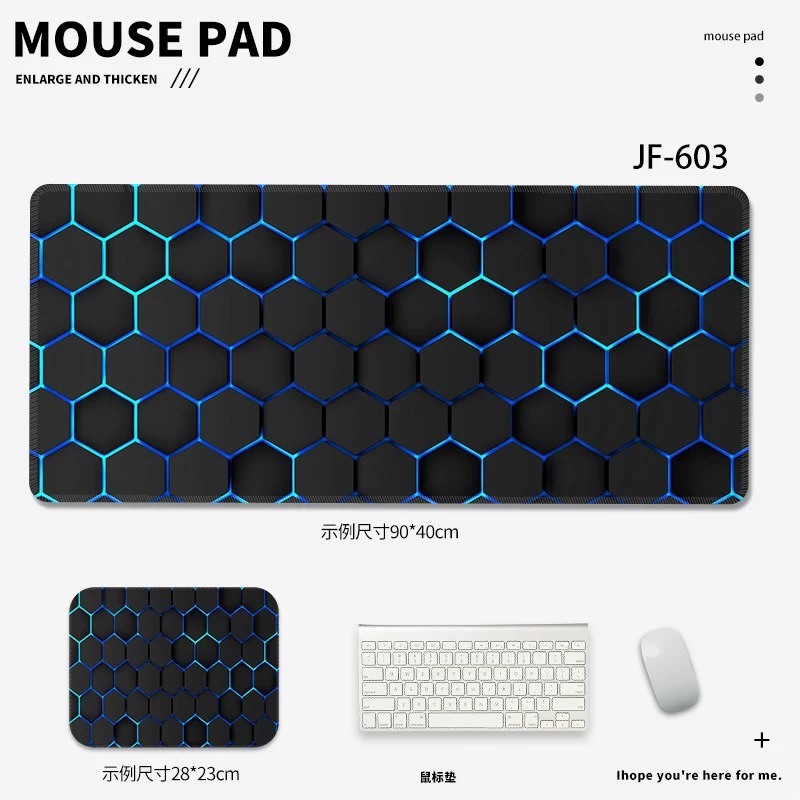3D Hexagon Gaming Mouse Pad La - Esports Gaming Setup ulasan dan harga
