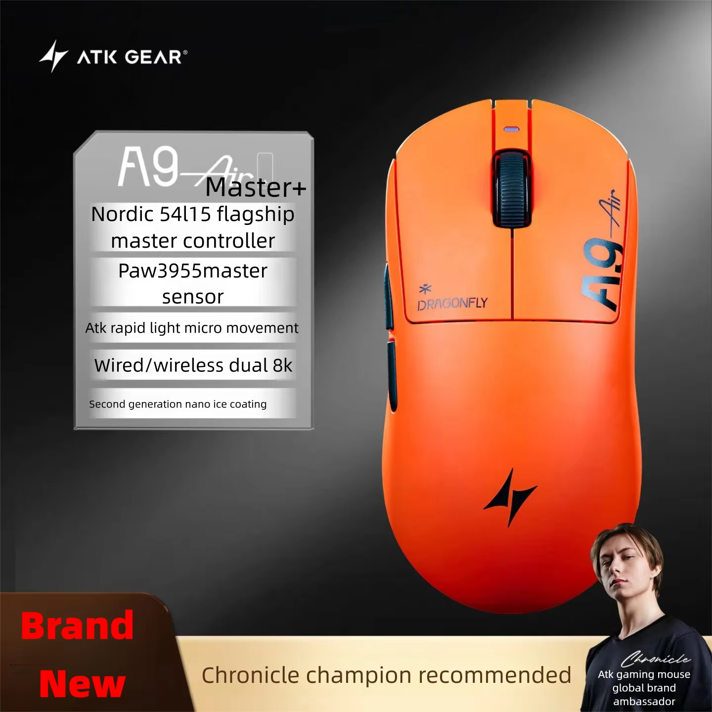ATK A9 Air Ultimate Plus Gamin - Gaming Esports Esports ulasan dan harga