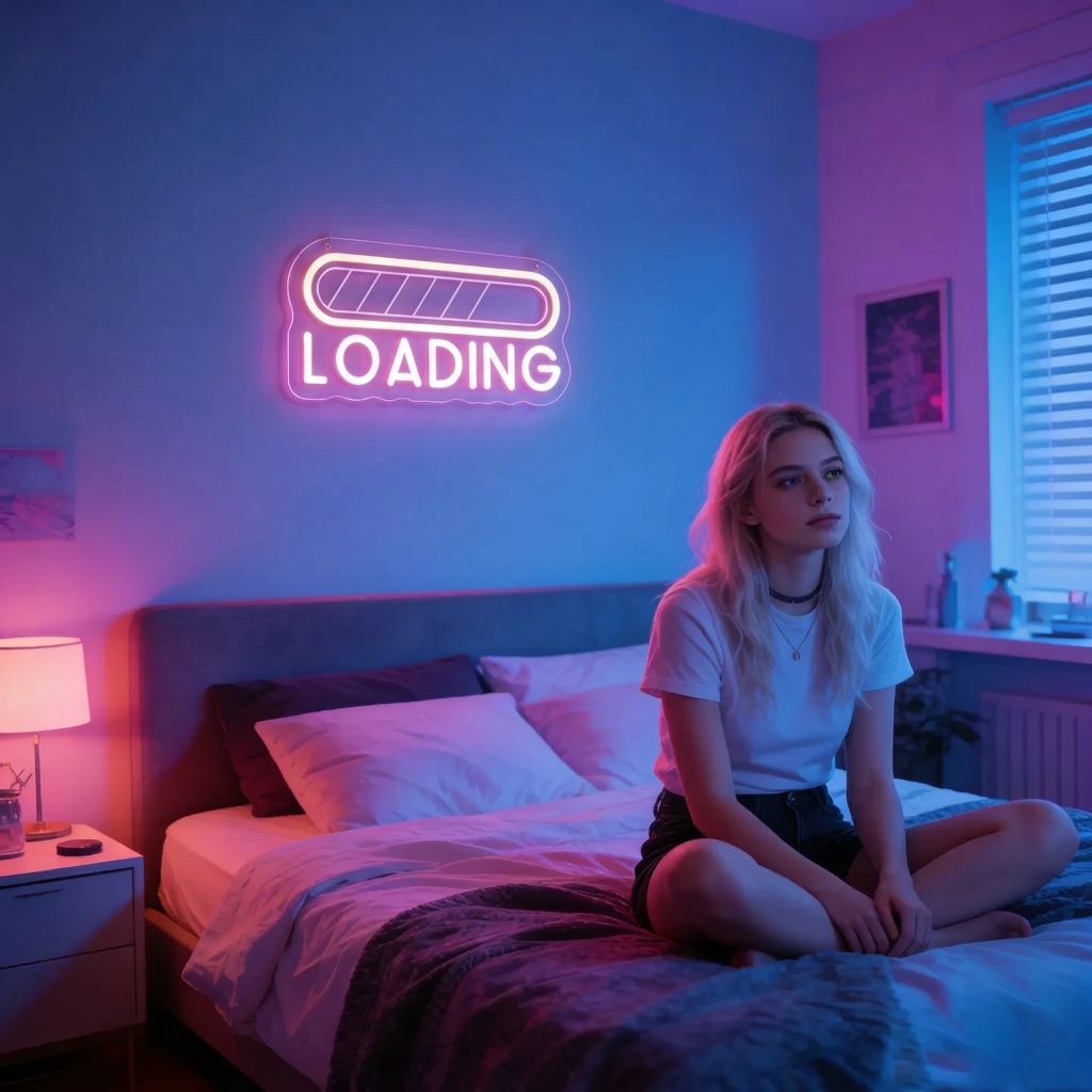 Loading Neon Sign LED USB Dimm - Esports Gaming Setup ulasan dan harga