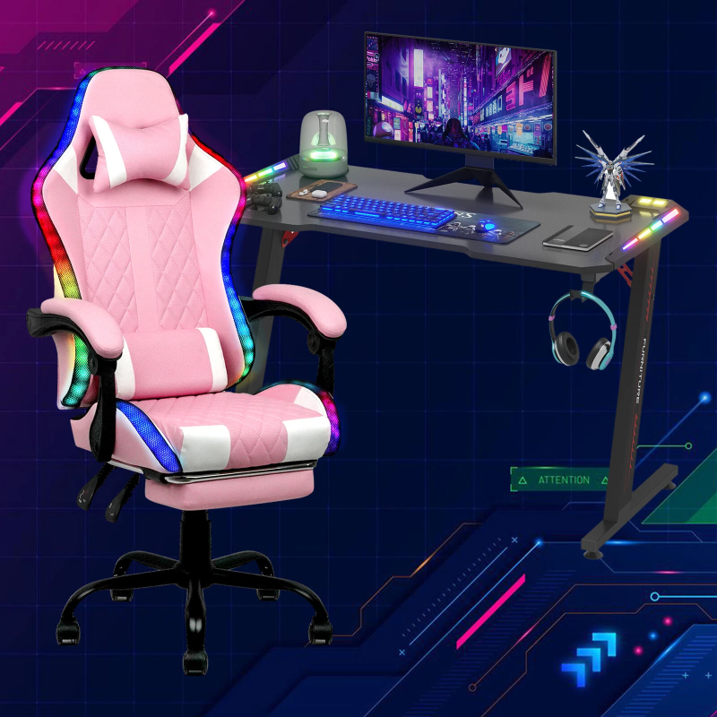 Wholesale Black Ergonomic Tabl - Rgb Gaming Chair ulasan dan harga