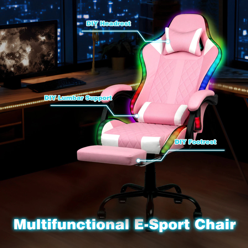 Wholesale Black Ergonomic Tabl - Rgb Gaming Chair ulasan dan harga