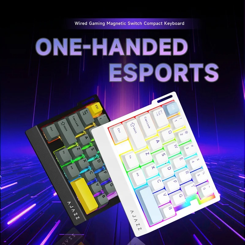 RGB Mini One Handed Mechanical - Esports Gaming Setup ulasan dan harga