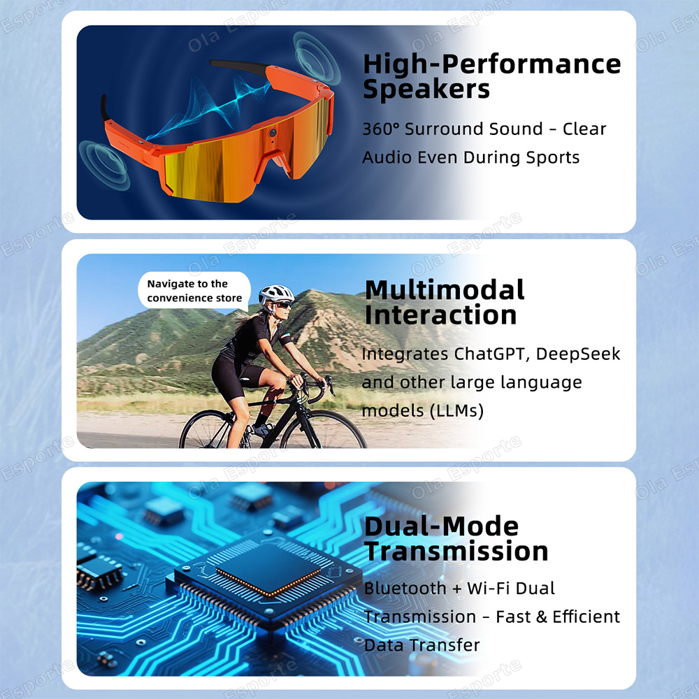 Sunscreen Smart Glasses AI Tra - Esports Gaming Pk ulasan dan harga