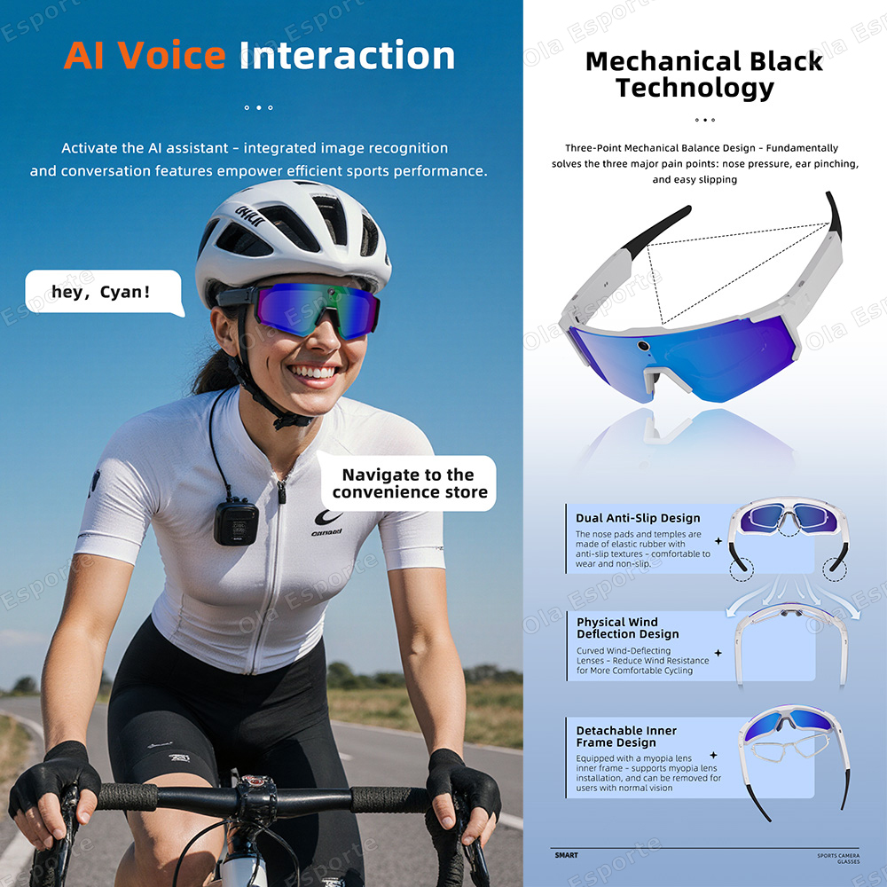 Sunscreen Smart Glasses AI Tra - Esports Gaming Pk ulasan dan harga