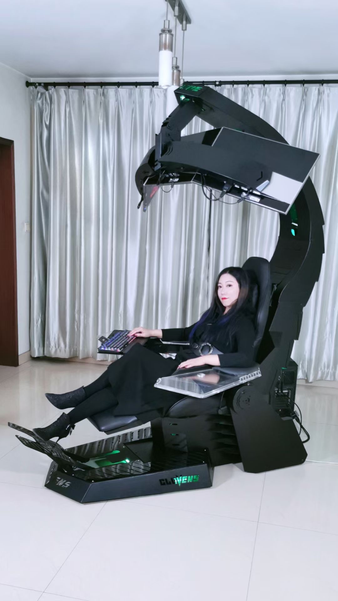 Unicorn Cluvens Brand Scorpio  - Rgb Gaming Chair ulasan dan harga