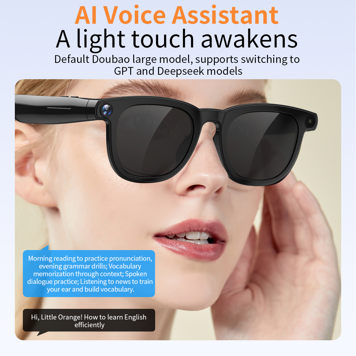 V3 AI Smart Glasses with ChatG - Video Gaming & Esports Usd Acc ulasan dan harga