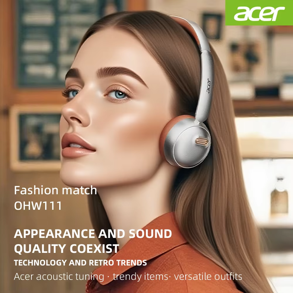 Acer OHW111 Bluetooth Headphon - Esports Gaming Monitor ulasan dan harga