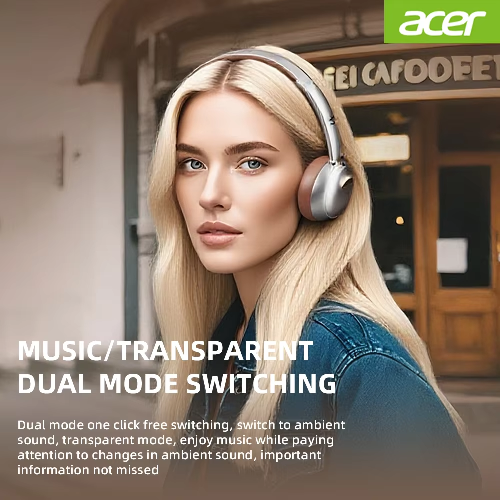 Acer OHW111 Bluetooth Headphon - Esports Gaming Monitor ulasan dan harga