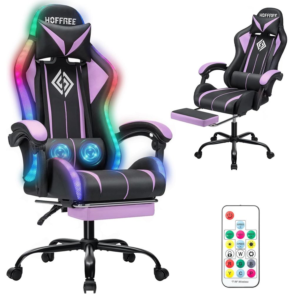 Ergonomic LED RGB Gaming Chair - Rgb Gaming Chair ulasan dan harga