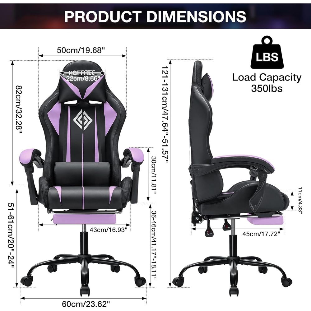 Ergonomic LED RGB Gaming Chair - Rgb Gaming Chair ulasan dan harga