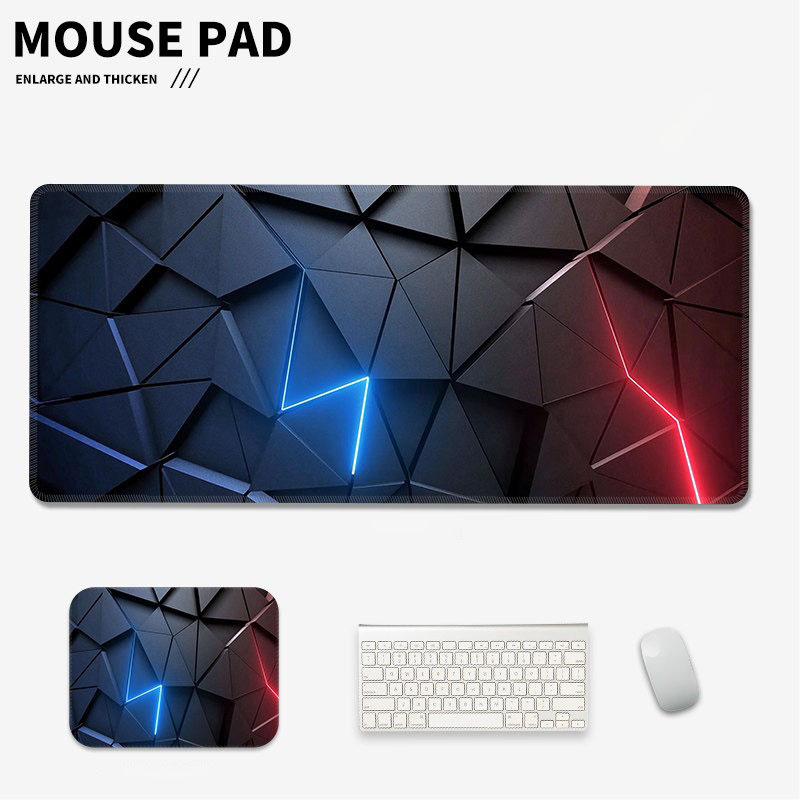 3D Geometric Abstract Large Ga - Esports Gaming Setup ulasan dan harga