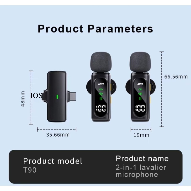 Mini Wireless Lavalier Microph - Video Gaming & Esports Usd Acc ulasan dan harga