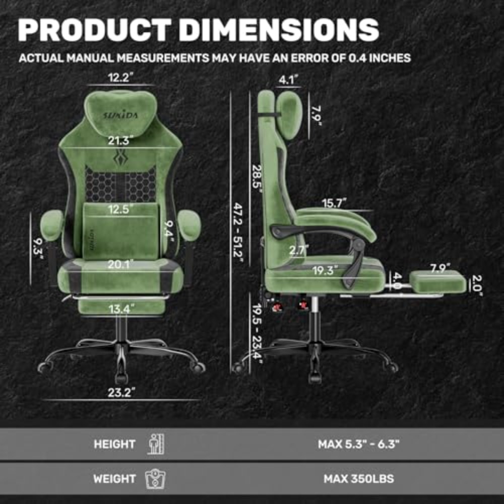 Fabric Video Gaming Chair, Erg - Video Gaming & Esports Usd Acc ulasan dan harga