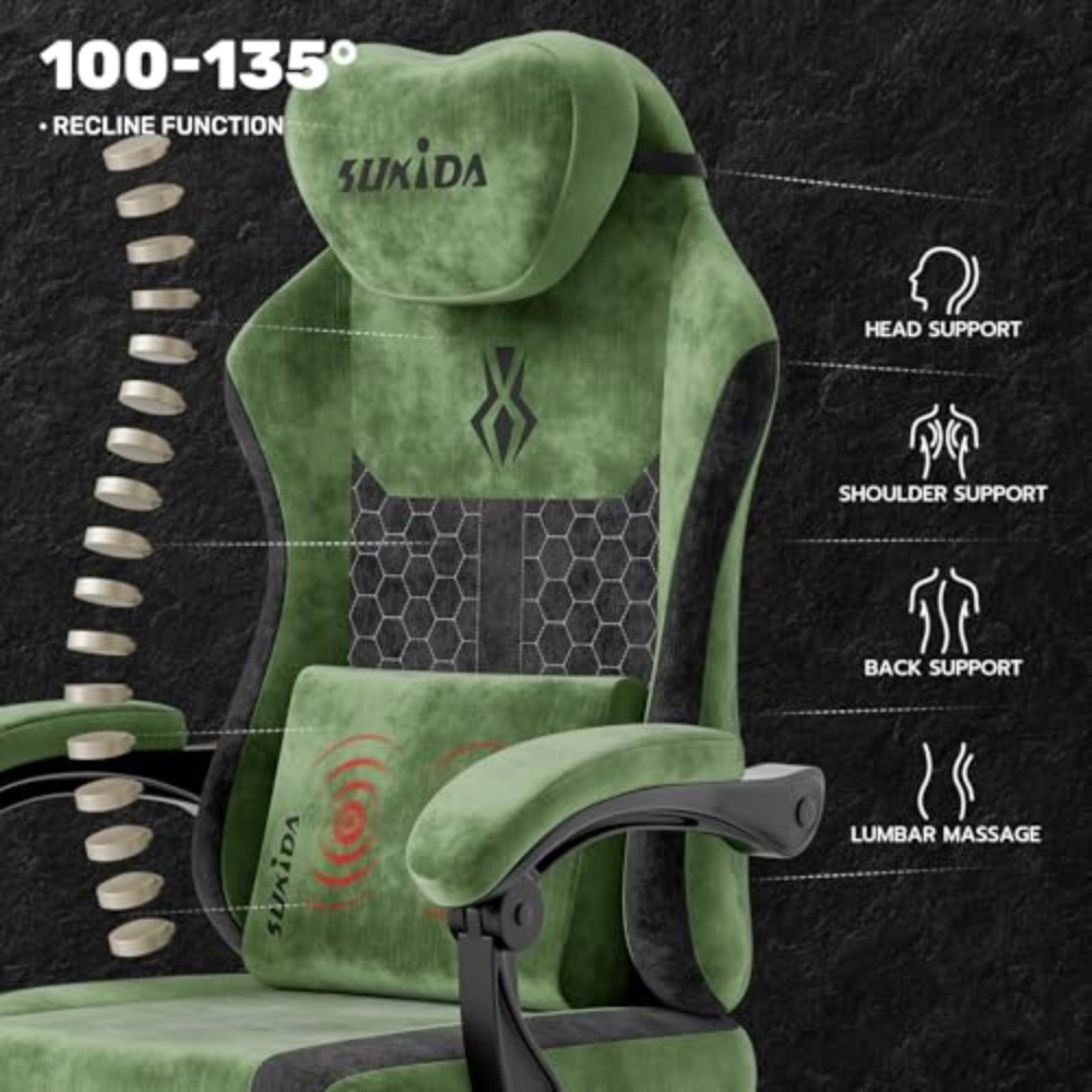 Fabric Video Gaming Chair, Erg - Video Gaming & Esports Usd Acc ulasan dan harga