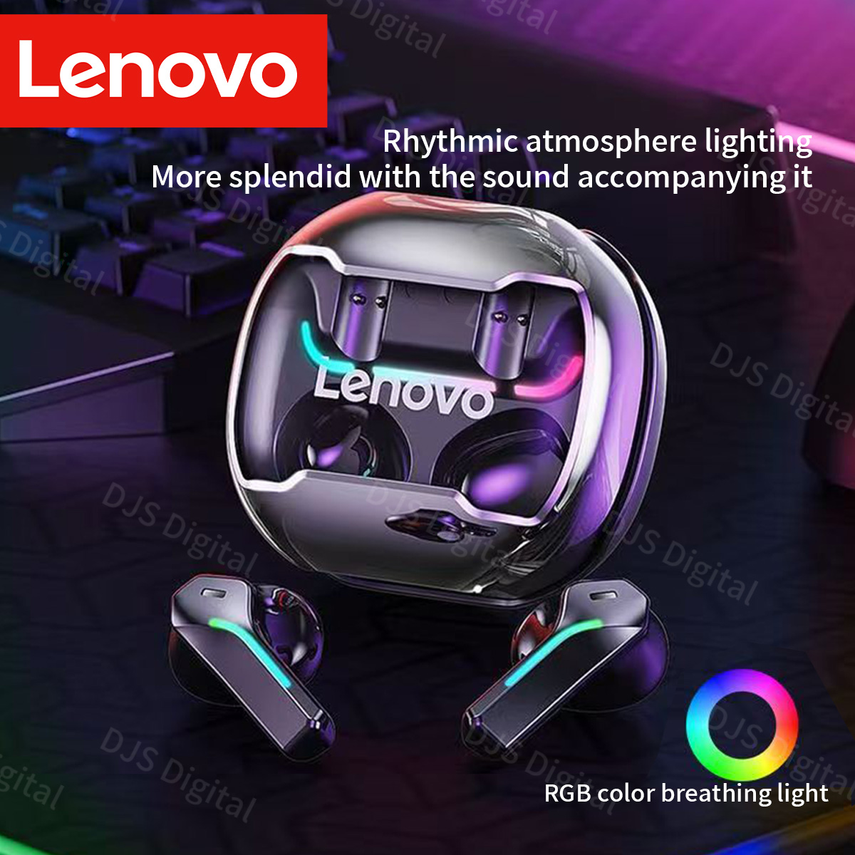 Lenovo TG101 Gaming Headset Bl - Esports Gaming Setup ulasan dan harga