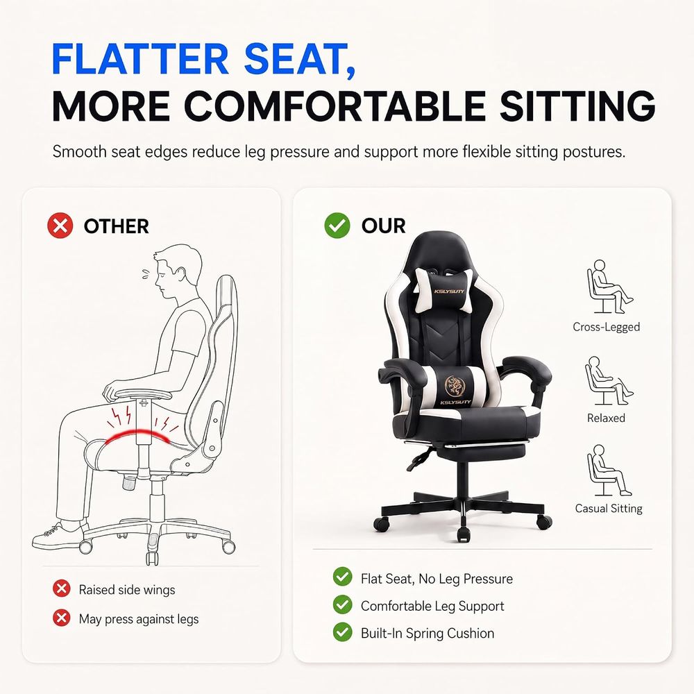 Desk Computer Gaming Chair - H - Video Gaming & Esports Usd Acc ulasan dan harga
