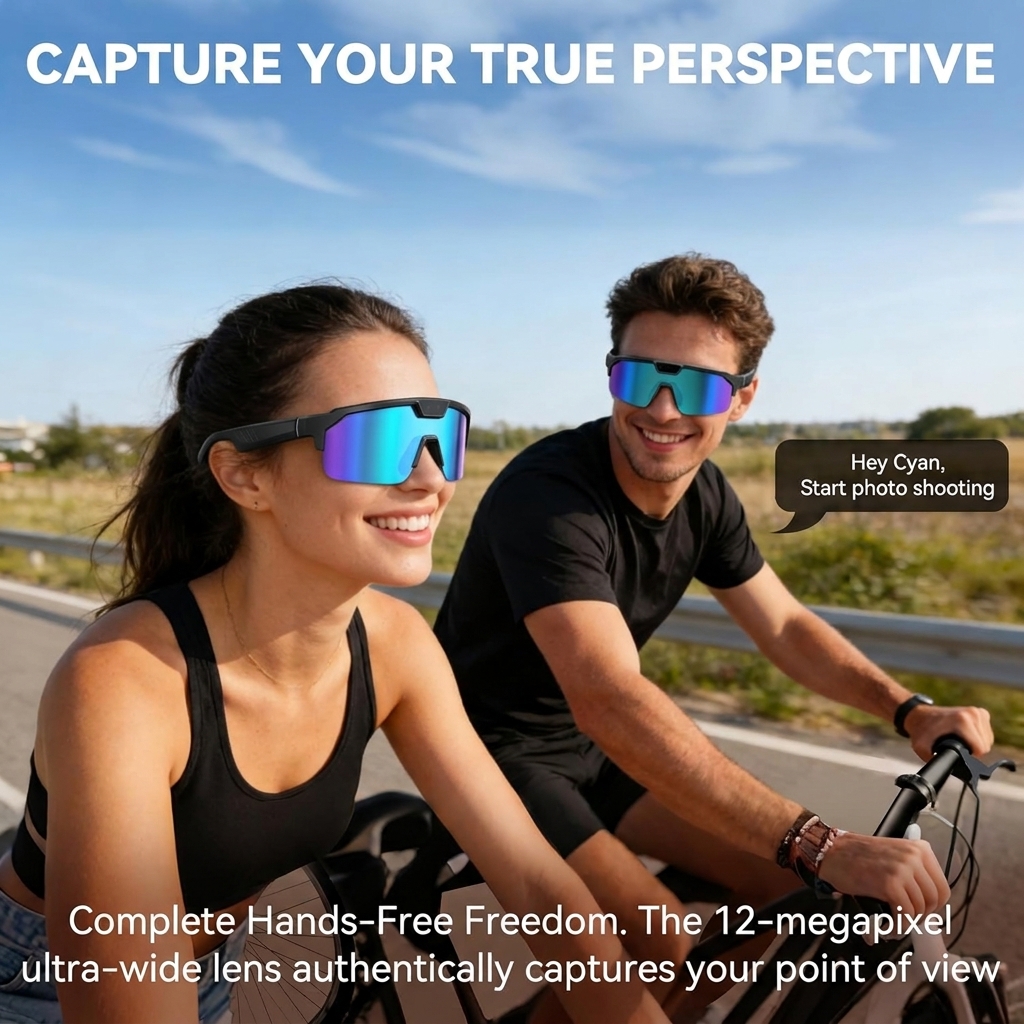 2026New AI Smart Glasses 1200P - Video Gaming & Esports Usd Acc ulasan dan harga