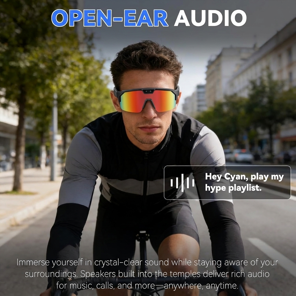 2026New AI Smart Glasses 1200P - Video Gaming & Esports Usd Acc ulasan dan harga