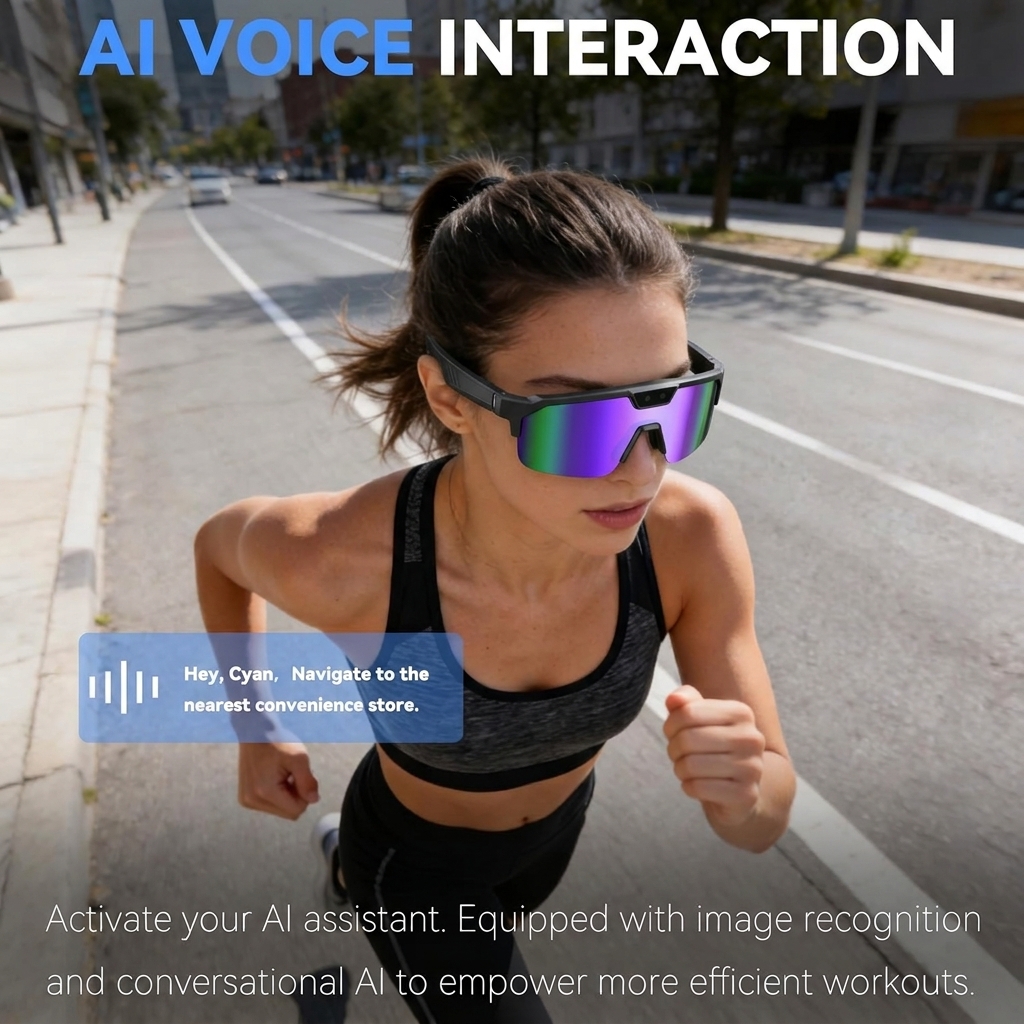 2026New AI Smart Glasses 1200P - Video Gaming & Esports Usd Acc ulasan dan harga
