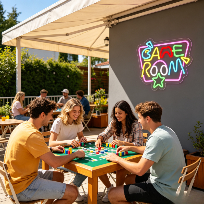Game Room Neon Sign LED Marque - Esports Gaming Setup ulasan dan harga