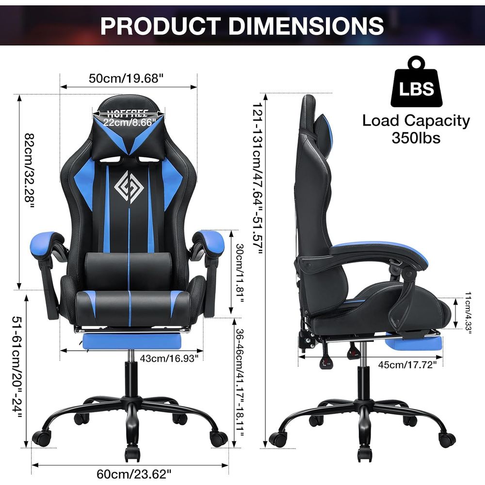 LED Gaming Chair with Massage  - Rgb Gaming Chair ulasan dan harga