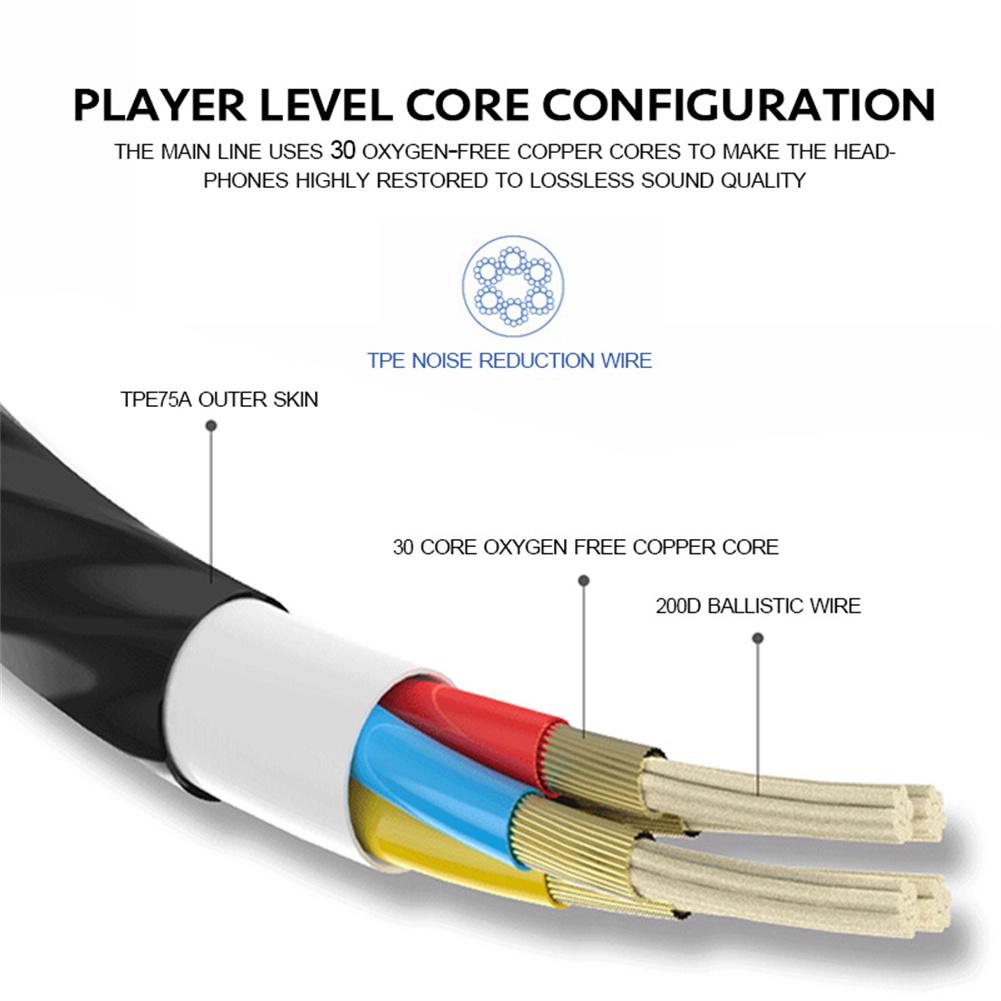 3.5mm Wired Earphone In Ear He - Esports Gaming Earbuds ulasan dan harga