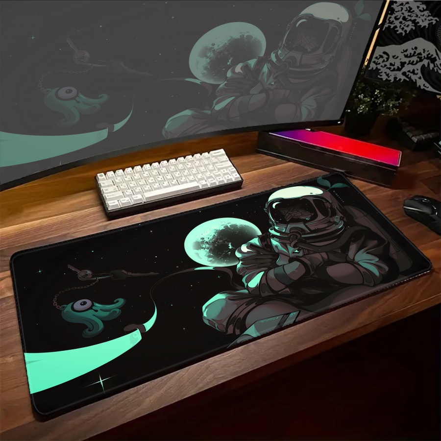 Art Astronaut Mousepad Cute Bi - Esports Gaming Setup ulasan dan harga