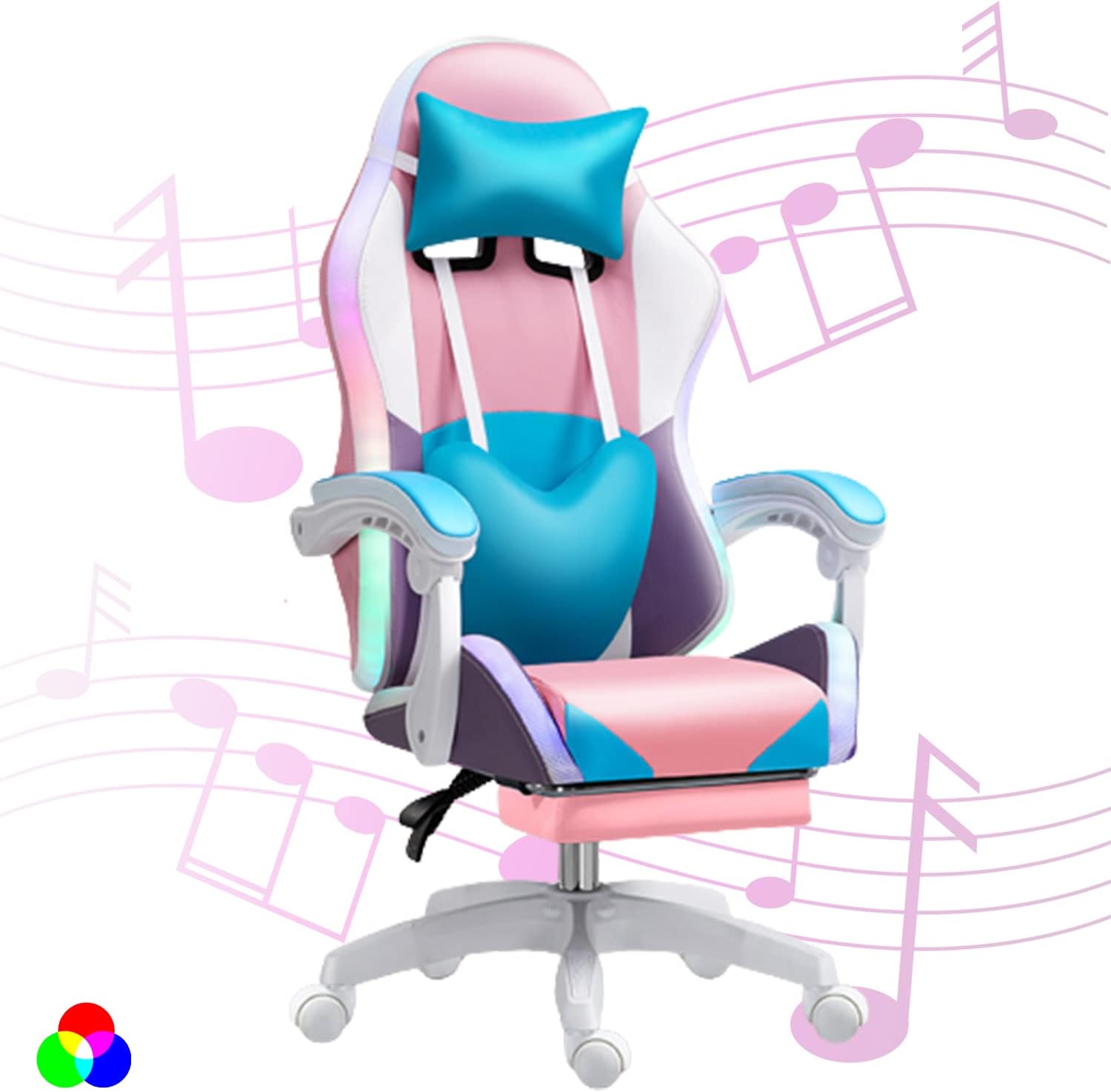 RGB LED Gaming Chair for Adult - Rgb Gaming Chair ulasan dan harga