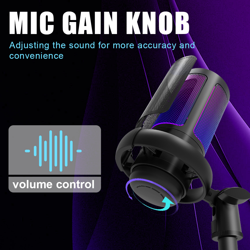 Gaming Microphone for PC:USB M - Video Gaming & Esports Usd Acc ulasan dan harga