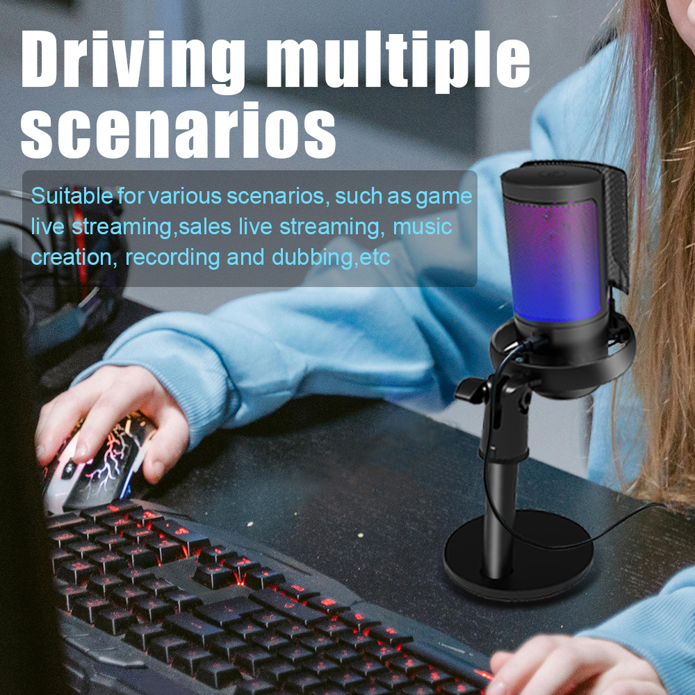 Gaming Microphone for PC:USB M - Video Gaming & Esports Usd Acc ulasan dan harga