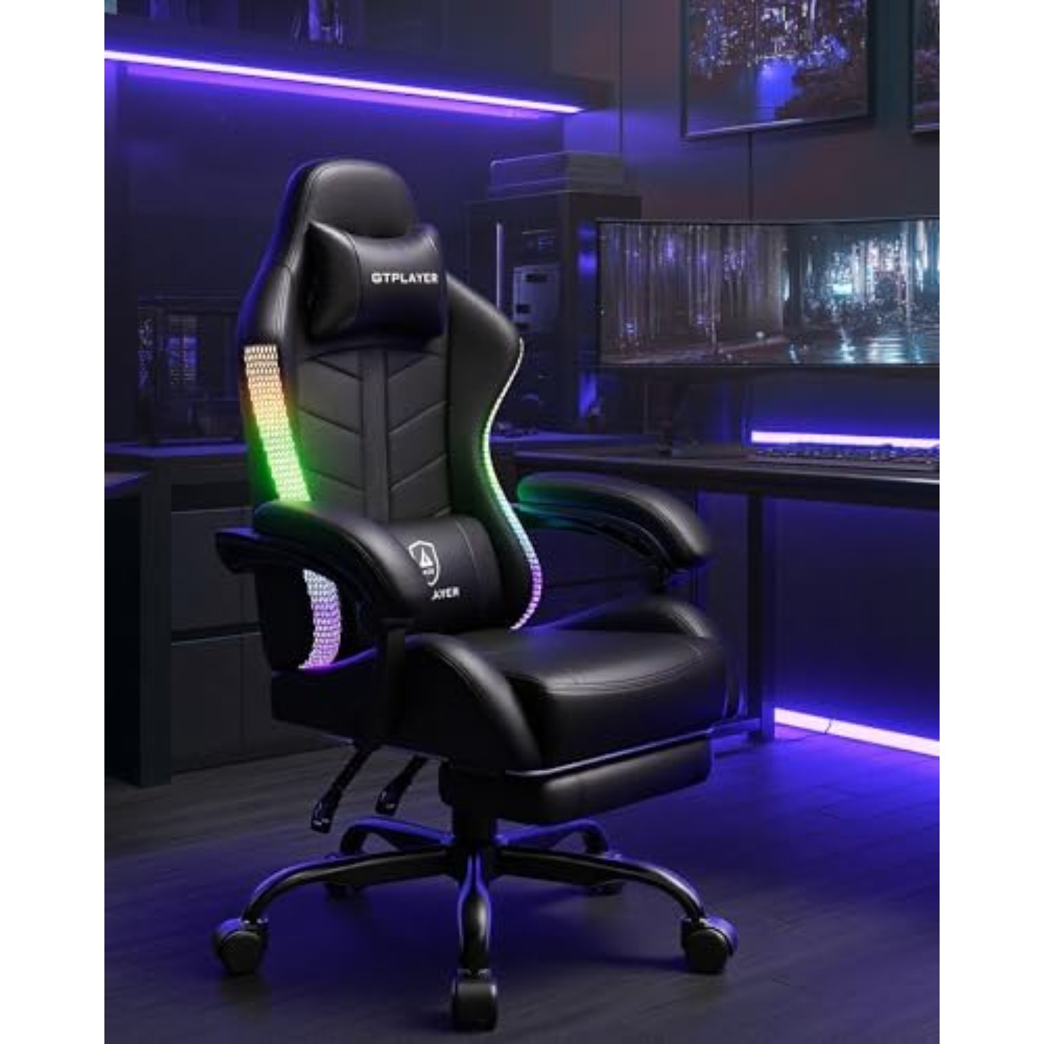 Gaming Chair, Computer Game Ch - Rgb Gaming Chair ulasan dan harga