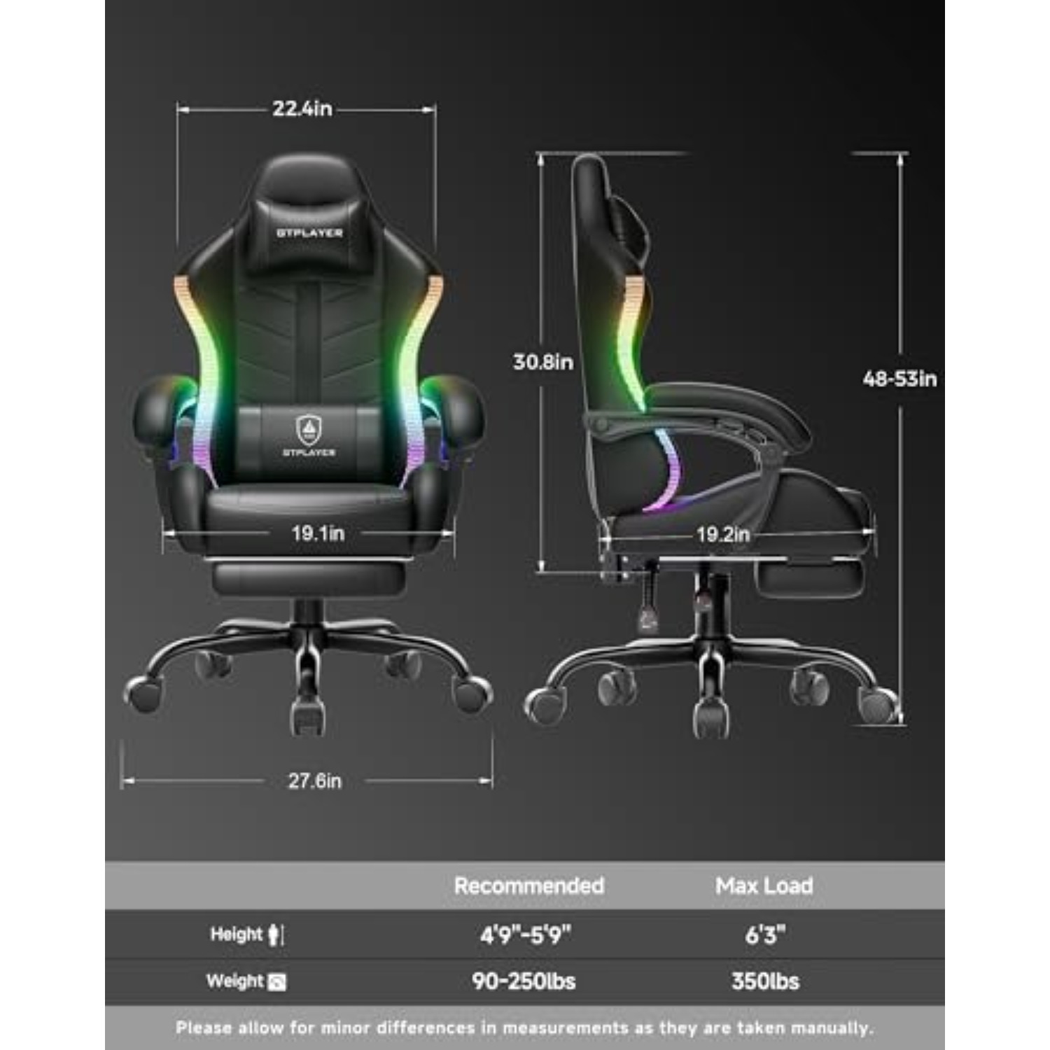 Gaming Chair, Computer Game Ch - Rgb Gaming Chair ulasan dan harga